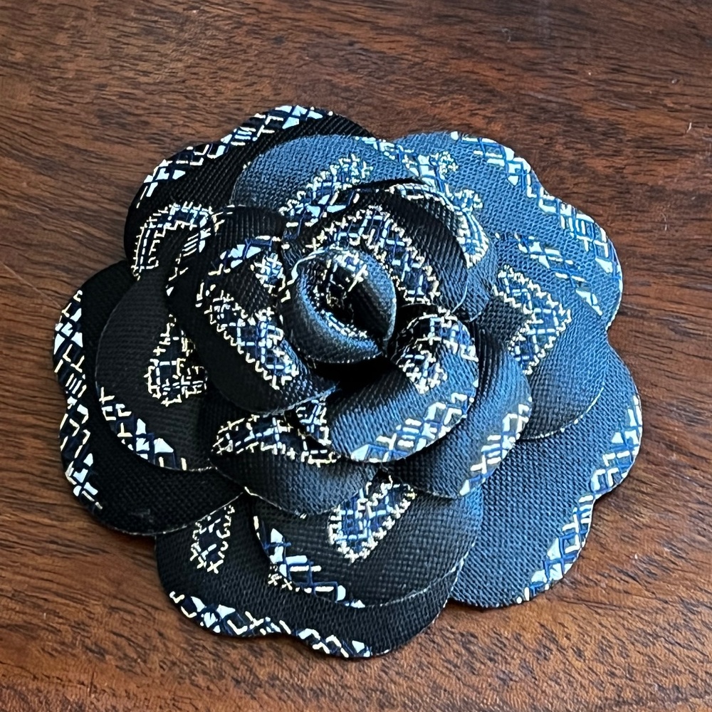 Limited edition seasonal Chanel Camellia: black